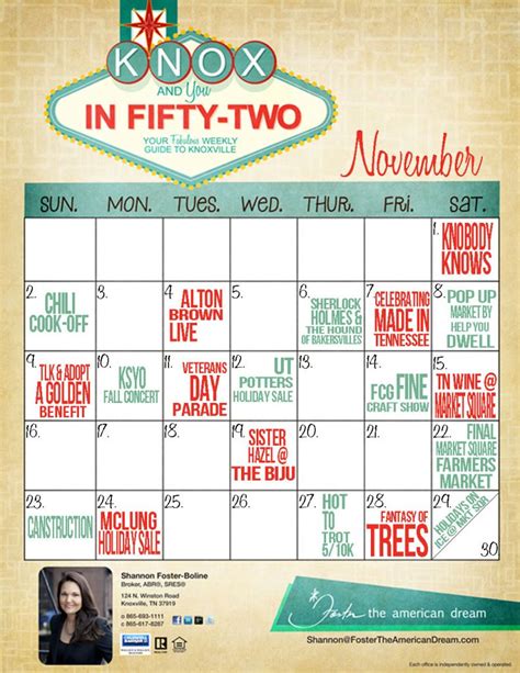 Knoxville Calendar Of Events